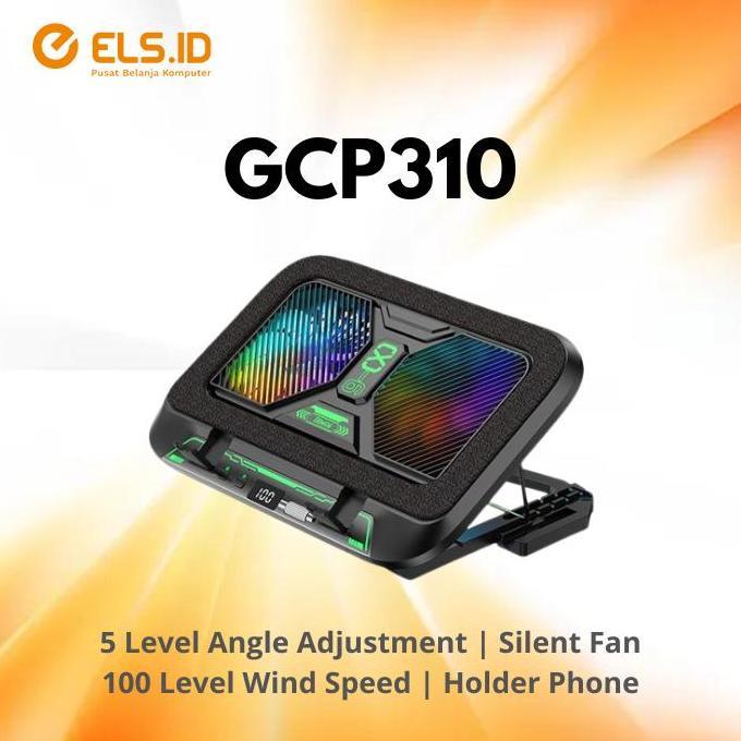 Best Seller Gamen Gcp310 Cooling Pad Laptop Gaming Rgb Silent Fan Premium
