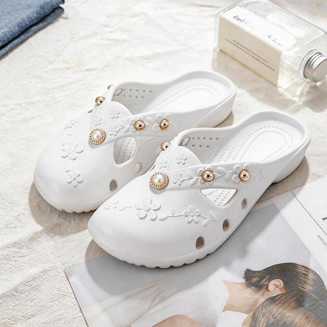 DN13 - Smilelys Sandal Wanita/Sandal Karet Jelly Wanita/Sandal Slop Wanita/Sandal Kekinian/Sendal Fl