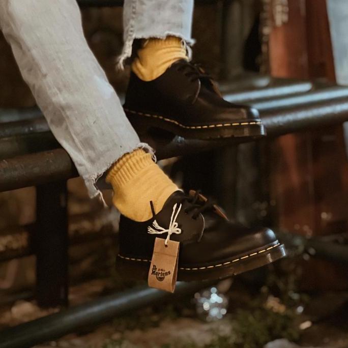 Sepatu Dr. Martens 1461 Black Smooth
