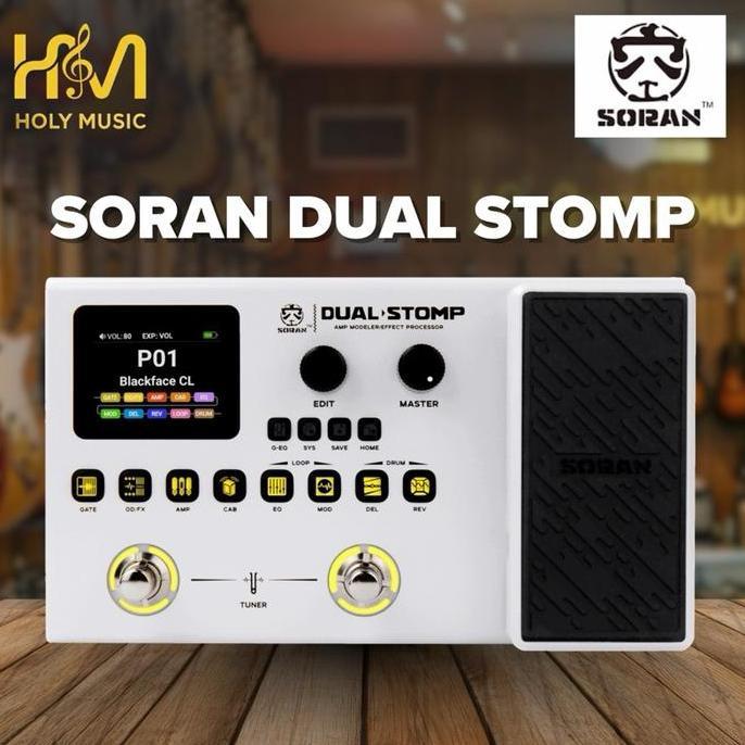 SORAN DUAL STOMP DUALSTOMP MULTI EFFECT PROCESSOR [terbaik]