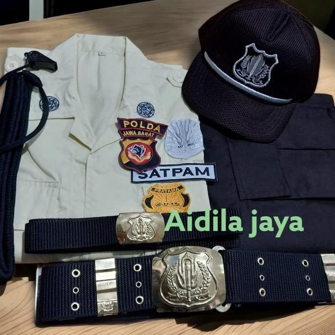 seragam pdl satpam / security lengkap