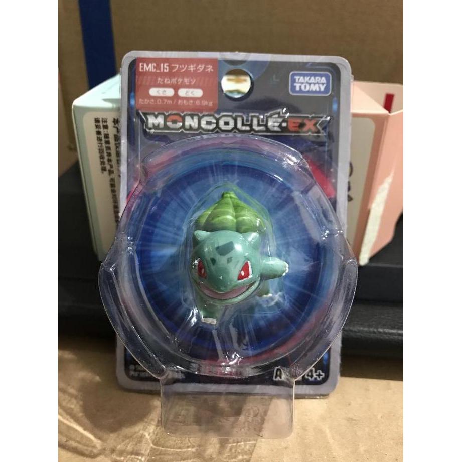 mainan - Action Figure BULBASAUR Takara Tomy Moncolle Ex - EMC 15 - Pokemon Diskon