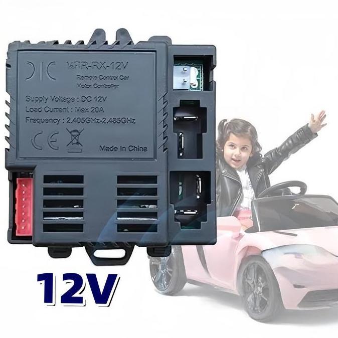 OVMIDEX Receiver Mobil Aki 12v Mainan Rc Mobil Elektrik Receiver Untuk Anak JR-RX-12V 7Pin Socket B