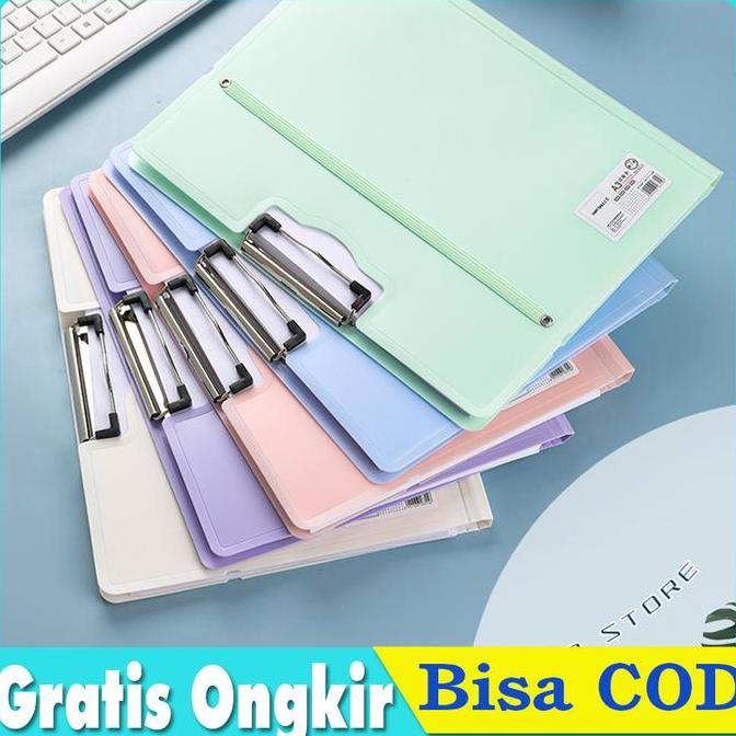HABRULE Clipboard A3 Lipat Dokumen Horisontal Clipboard With Cover Folder File Folder Kertas Papan K