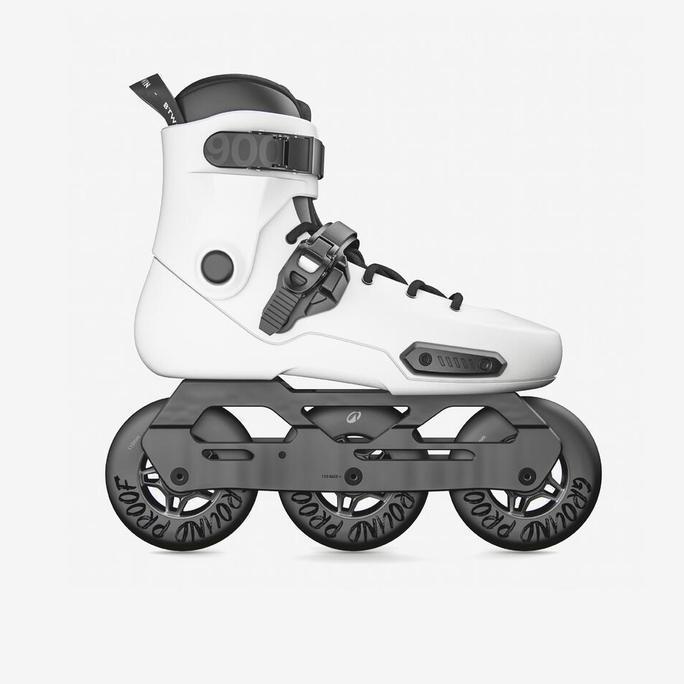 Decathlon Oxelo  Sepatu Roda Dewasa Freeskate Hardboot Mf S 900 - Putih - 8654643
