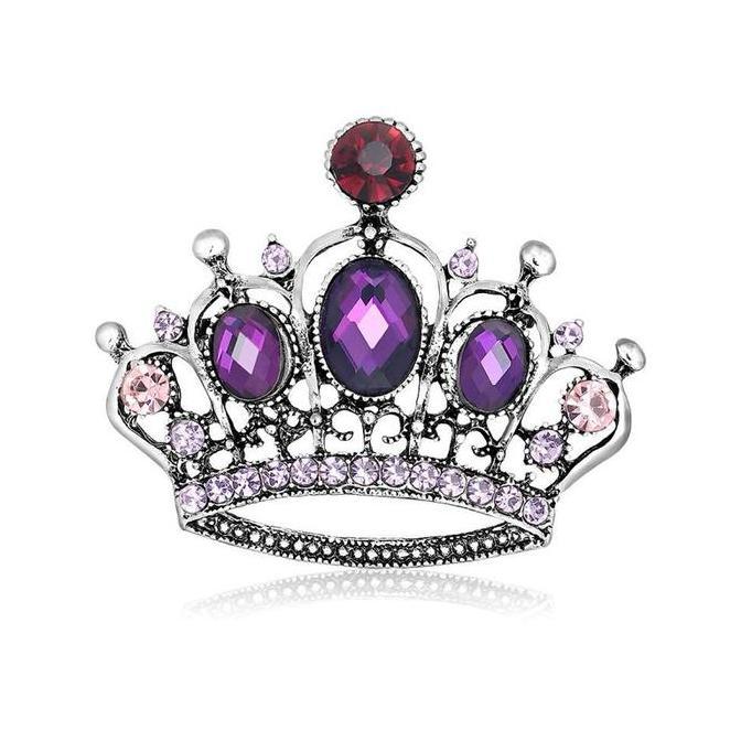 New - Bros Mahkota Bros Crown Queen Aksesoris Fashion Hijab Clips Peniti Panjang