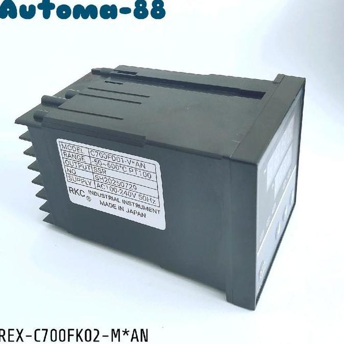 REX-C700 72 X 72 MM DIGITAL TEMPERATURE CONTROLLER INPUT PT100 3 WIRE RKC JAPAN AT88