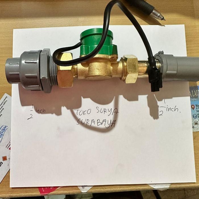Ready Selalu Flow switch 1/2"x  1/2" flow switch 3/4" x 3/4" flow switch 1" x 1" otomatis pompa boos