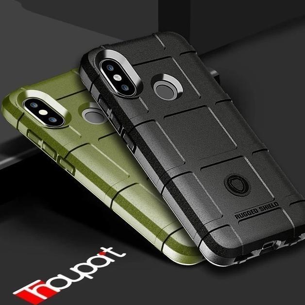 new deals case xiaomi mi 8 rugged shield armor military anti shock proof - rugged-shield