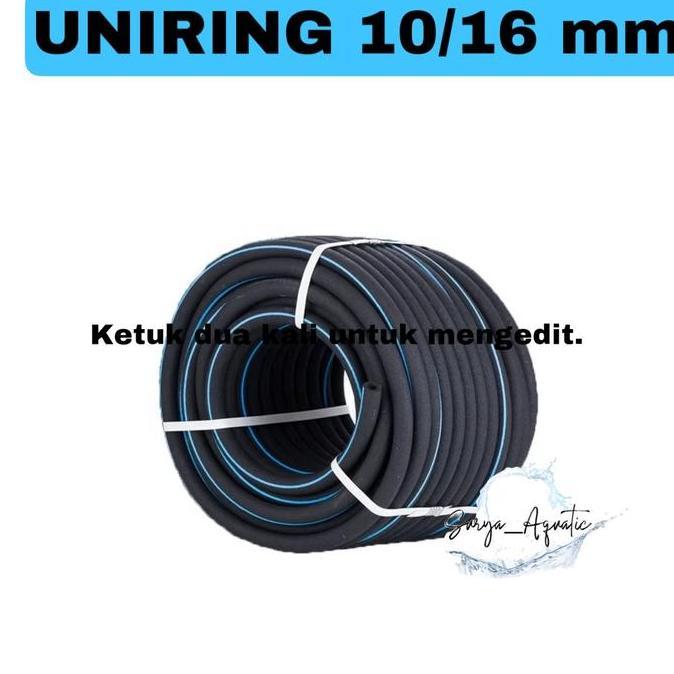 Selang Uniring 10/16mm Roll 100 meter
