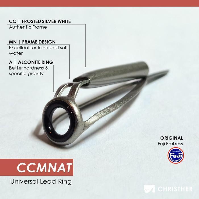 Top Guide Ujung FUJI CCMNAT Alconite / Ring Mamarit Cincin Joran Pancing Fishing Spare Parts