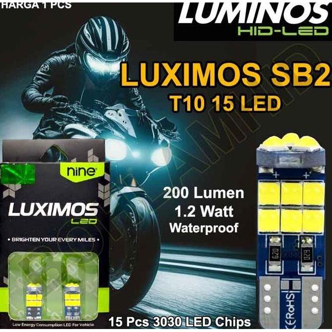 (Best) LED Senja Motor Vario 110 Techno T10 Lampu LUXIMOS SB2