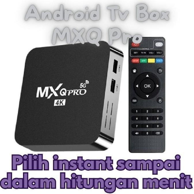 terbaru android stb 4k smart tv box unlock netflix global mxq pro android 13.0os 2.4g wifi 16gb ram 