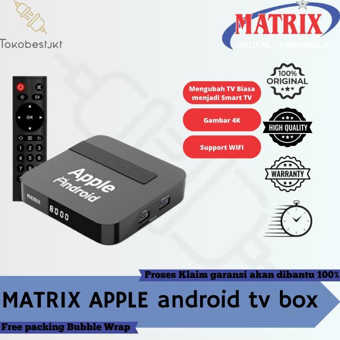new [bisa cod] matrix apple android tv box / android tv / apple android 2025 / tv box android