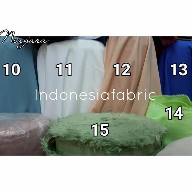 Kain Bahan 0.5 Meteran Kain Niagara Polos