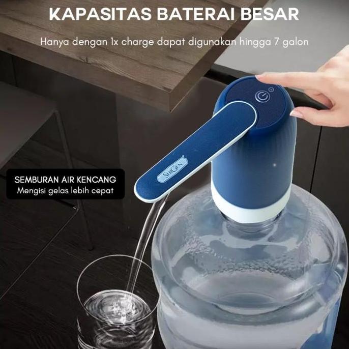 HRIBARKAH631 - SHIGEN POMPA GALON ELEKTRIK  PREMIUM AUTOMATIC HYDROPUMP SG-881