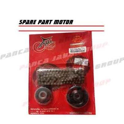 RANTAI KETENG SET-ROLL-TEMING BLADE NEW 125 FI CW SUPRA X 125 PGM FI ASLI