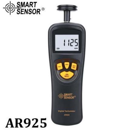 SMART SENSOR Digital Tachometer RPM Meter 0.5 - 19999 RPM AR925