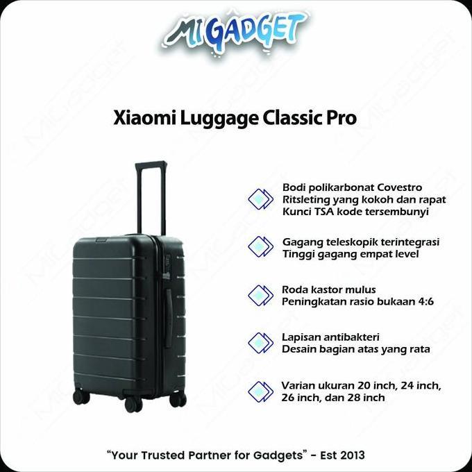 Xiaomi Luggage Classic Pro Koper Travel Liburan
