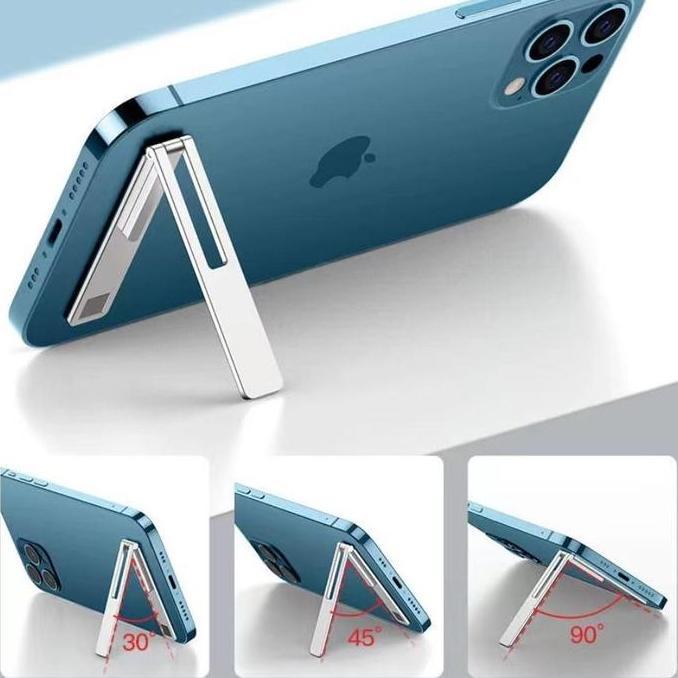 Phone Stand Holder / Tempel Hape Mini / Bracket Hp Lipat Bahan Bbesi / Phone Holder Lipat Mini Holde