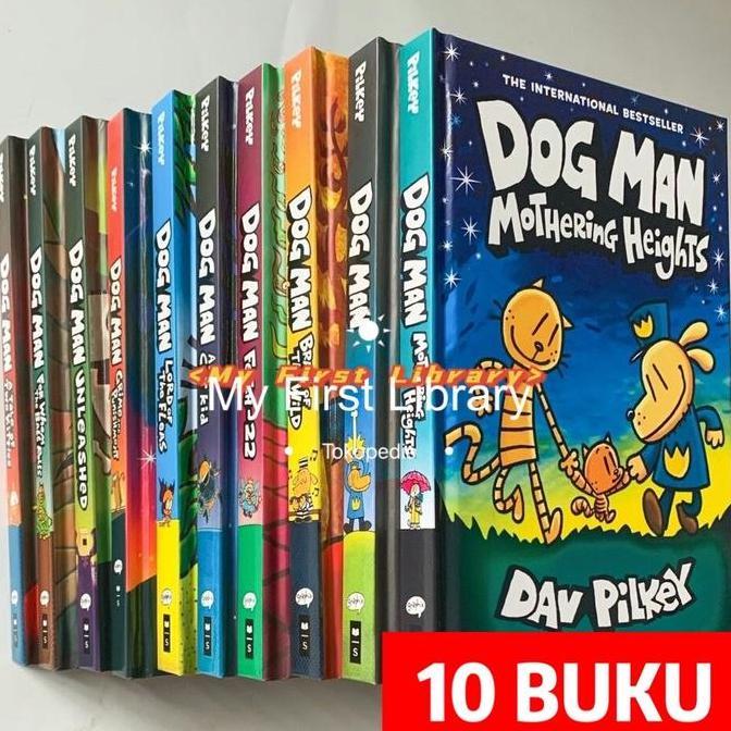 Dog Man Buku Anak buku komnik anak buku import