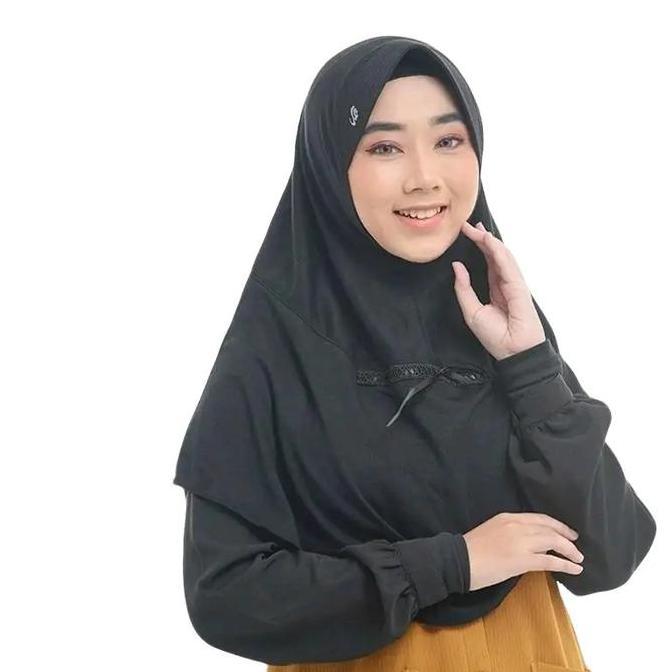 Veil- New- Rabbani-Kerudung Kalia Serut Depan Jilbab  Instan Muslim