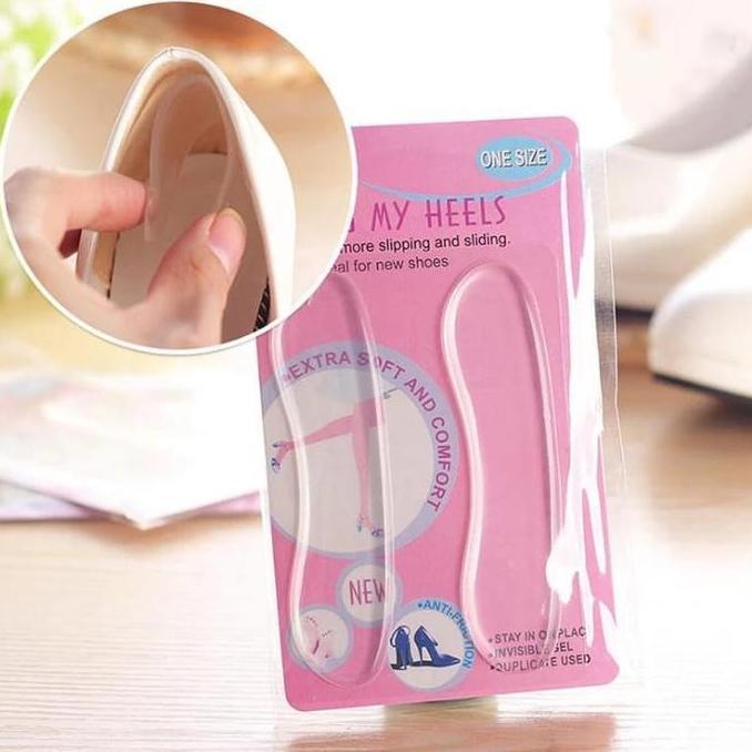 GEL PELINDUNG TUMIT TRANSPARAN INSOLE TUMIT WANITA SOL SEPATU