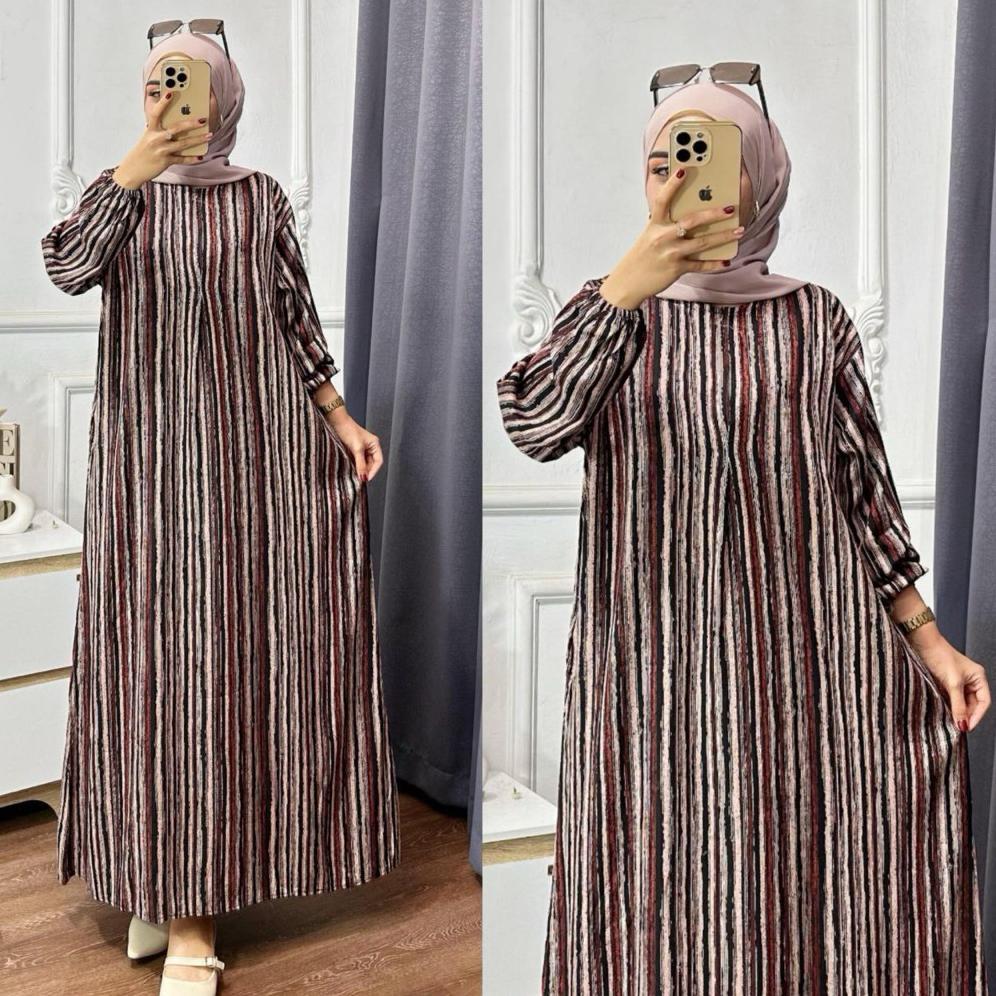 Terbaru Gamis Anita Rayon Premium Ld 110 Pb 135 & Ld 120 Pj 140 Daster Panjang Terbaru Dress Rayon A