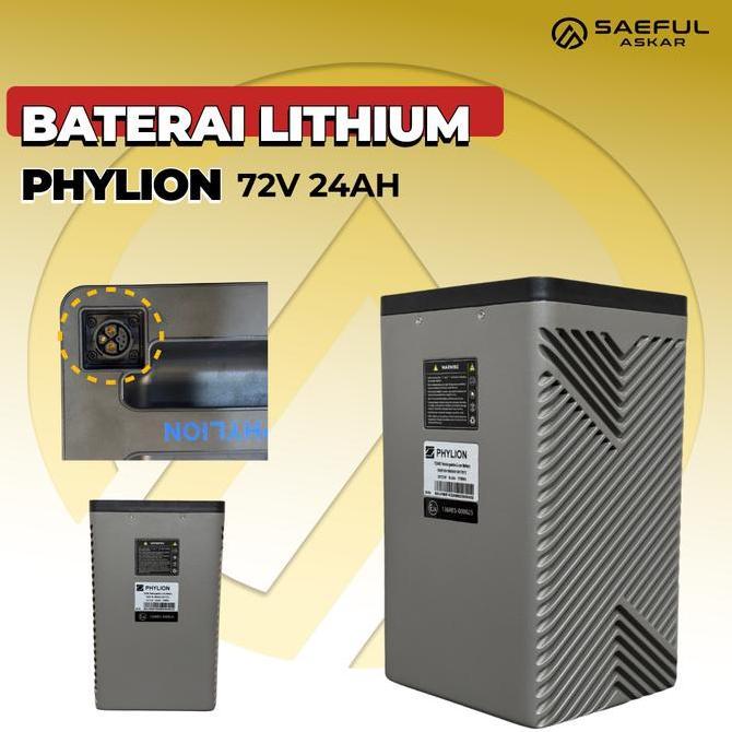 Phylion Baterai Lithium Motor Listrik 72V