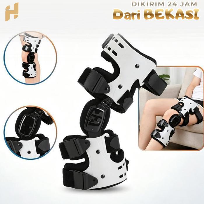 Penyangga Lutut OA Brace Knee Brace Osteoarthritis Post Op Hinged