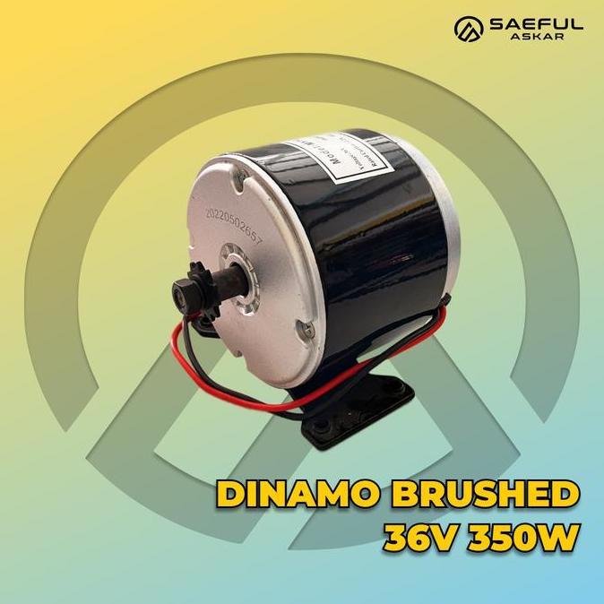 Dinamo Brushed 24v 36V 350W Scooter Electric Motor Skuter Listrik