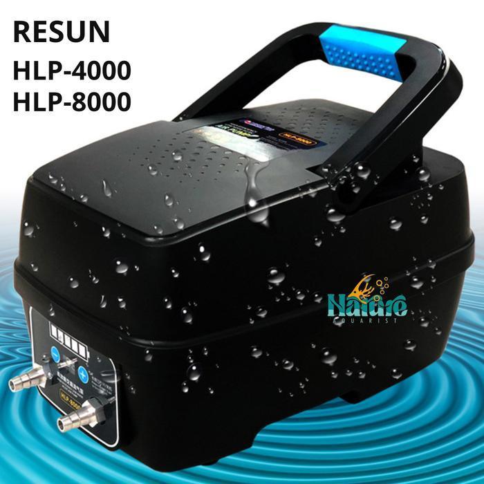 Resun HLP 4000 Resun HLP 8000 Pompa Udara ACDC Low Watt Aerator Kolam
