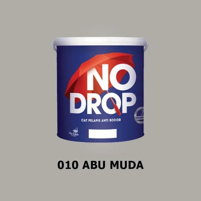 Cat Tembok Waterproofing NO DROP Abu abu muda 010 (1 kg)