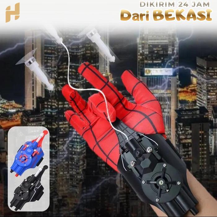 Mainan Web Shooter Spiderman Senjata Spiderman Cosplay Sarung Tangan Spiderman Mainan Jaring Spiderm