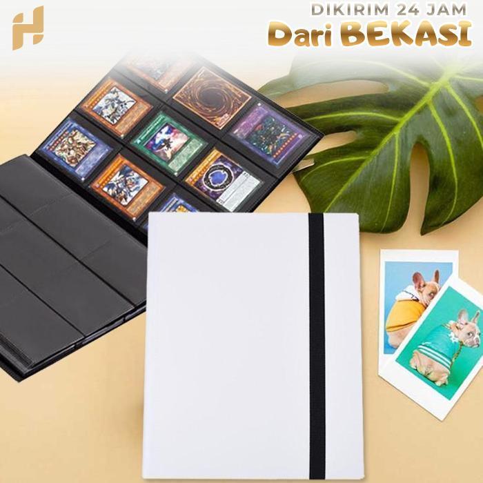 9 Pockets A4 Album Koleksi Kartu 360pcs Album Kartu Besar Koleksi Buku Photocard Card Album