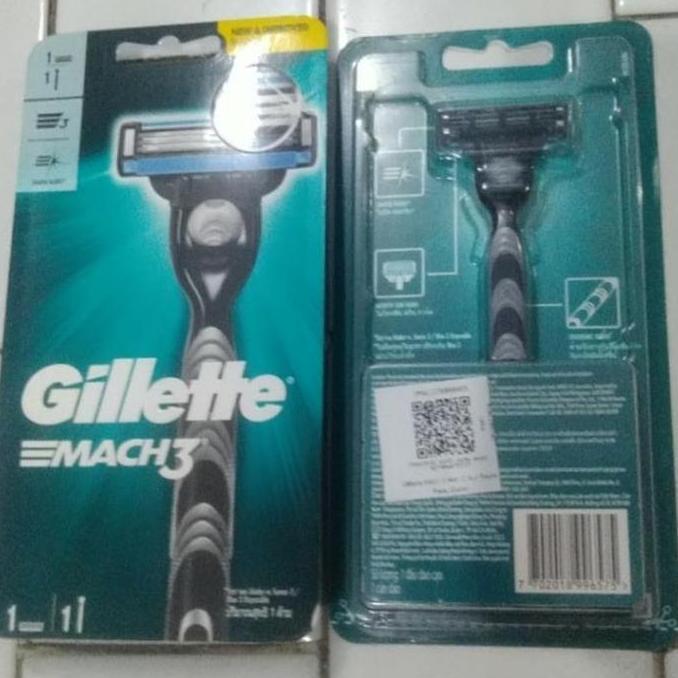 Gillette Mach 3 Classic Alat Cukur Razor Gillette Mach3 Original