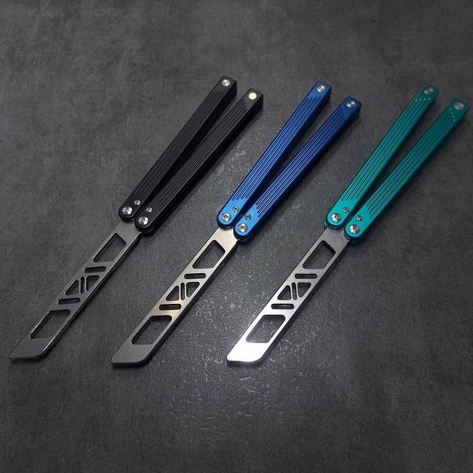 Balisong Artic Trainer Butterfly Knife Aluminium 6061 Handle