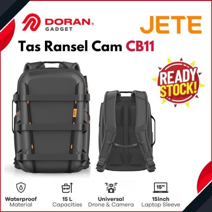 JETE CB11 Tas Ransel Kamera Drone Mavic FPV Backpack teroof with Rain Cover - Tas Gendong Camera