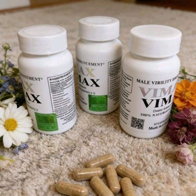 Suplemen Herbal VimaxCanadaOriginalAsli 1 Botol 30 Kapsul Kebugaran Tubuh