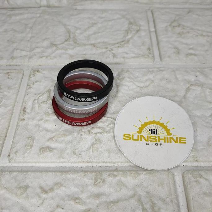 Ring Spacer Stem STRUMMER 5mm Alloy Fork Oversize 28.6 Sepeda MTB Roadbike