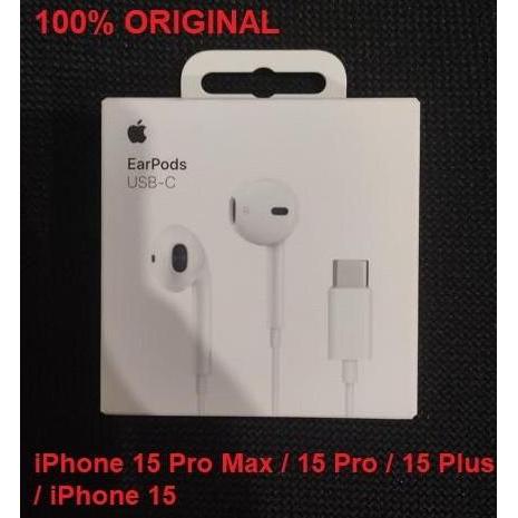 Original Earpods USB-C iPhone 15 Pro Max 15 Plus Headset Earphones