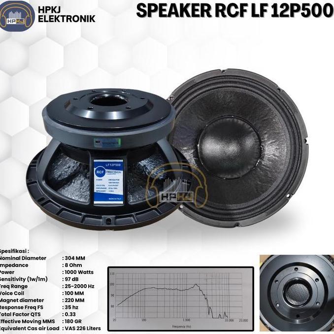 SPEAKER KOMPONEN LF12P500 LF12 P500 12 INCH SPEAKER LF 12 P500