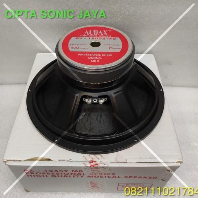 speaker audax AX12452 full range 12 inch AX 12452 M8