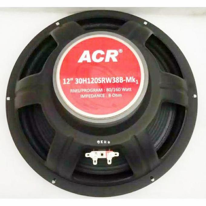 Speaker ACR PRO 12 Inch 160watt Woofer 30H12SRW38B ORIGINAL ACR