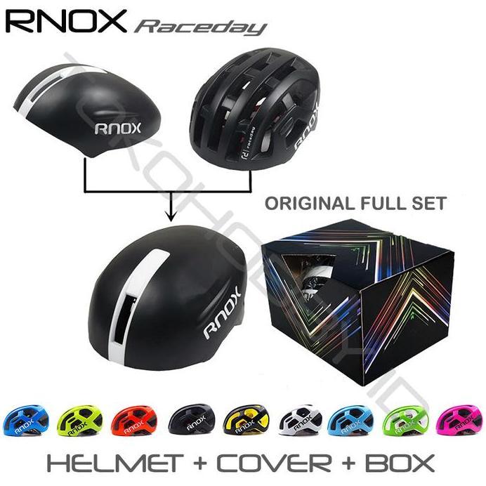 Helm Sepeda Aero RNOX Raceday mirip POC Roadbike MTB Seli Original