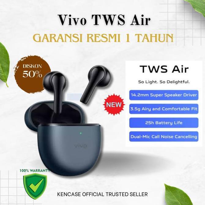Vivo TWS Air Original Earphone Dual Mic Noise Cancelling