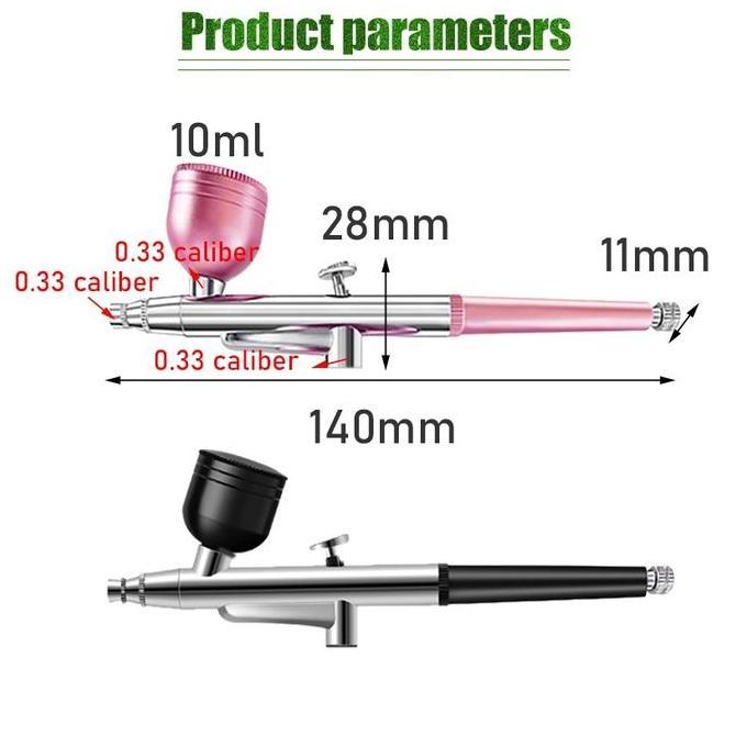 OCHACO Spray Gun Dan Aksesori Cup Kapasitas / Airbrush Kit Paint Spray Gun / Automatic Spray Gun Air