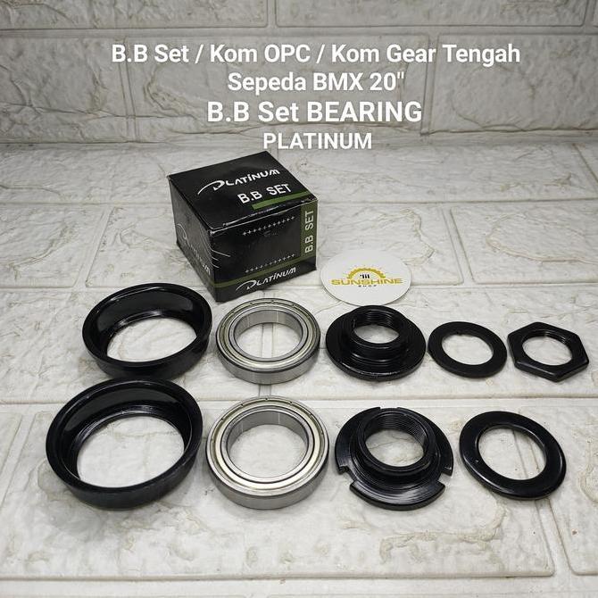 Bb Set Kom Gear Tengah Bearing Mangkoan Crank Sepeda Bmx 20 Platinum