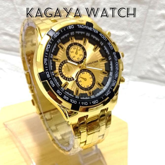 Clock- Jam Tangan Pria Meriah,Jam Rantai Pria,Jam Cowok Rantai,Jam Tangan Kasual Pria,Jam Tangan Pri