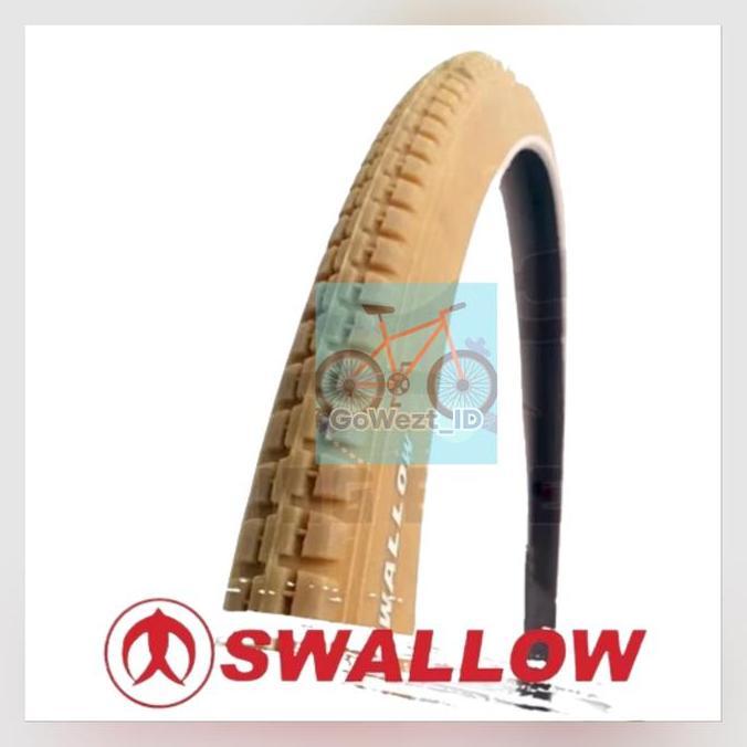 Bikers- Ban Luar Sepeda Ukuran 28 X 1 1/2 Sllow Kuning S-131 Becak Onthel
